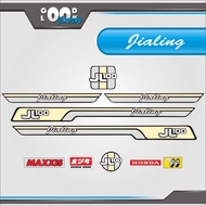 STRIPING STIKER LIS ASTREA GRAND JIALING JL100 SUPER CUB JEPANG JAPAN