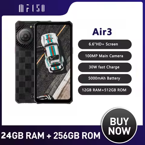 IIIF150 Air3 Rugged Smartphone Android 14 Helio G96 6.6Inch 12GB+512GB 100MP 5500mAh 30W Fast Charge
