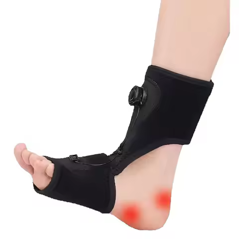 Adjustable Plantar Fasciitis Splint 1 Pcs Adjustable Rotating Knob Compression Night Splint Plantar 