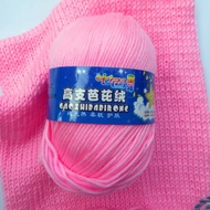 6ply Soft Baby Yarn Benang Kait 6ply Lembut Knitting Chrohet Yarn Milk Cotton