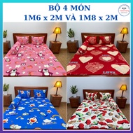 Korean elastic bed sheet set size 1M6 x 2M and 1M8 x 2M MATTRESS HEIGHT 5-15CM