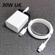 Google 30W USB-C UK Plug Charger PD Fast Charge Power Travel Adapter Type C Cable For Pixel 8 7 6 5 