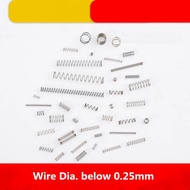 304 Stainless Steel Compressed Spring Micro Y Type Compression Restoration Reset 0.1 0.2 0.3 0.4 0.5