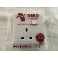 AC Socket Q71311VD-W Decora Q7-W Nero