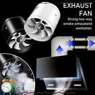 POP Exhaust Fan, Air Ventilation Pipe Toilet Mute Exhaust Fan, Multifunctional Super Suction 4'' 6'' Black White Ceiling Booster Household Kitchen