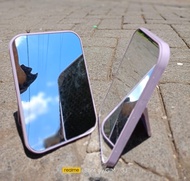 Kaca Make Up Dandan Cermin Meja Bisa Lipat Portable Mirror