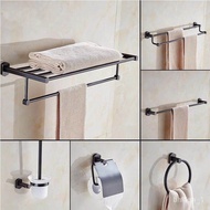 🚓Copper Bathroom Hanging Towel Rack Set Bath Towel Rack Bathroom Storage Rack Towel Bar Bathroom Hardware Rack