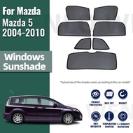 For Mazda 5 CR 2004-2010 Mazda5 Car Sun Visor Accessories Window Windshield Cover Sunshade Curtain Mesh Shade Blind Custom