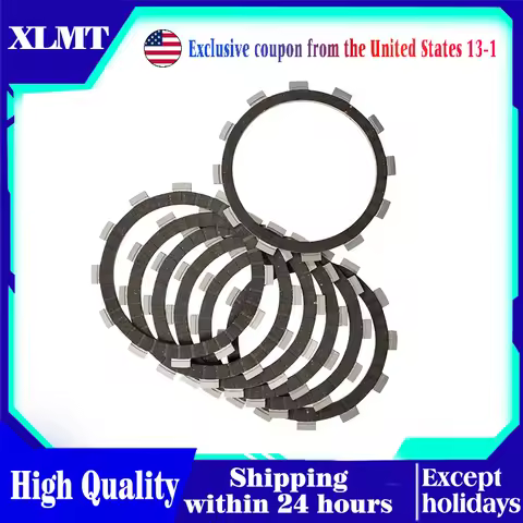Motorcycle Clutch Friction Plate Set for Hyosung TE450 GT650 GT650S GT650R GT650i GV650 Aquila i ST7