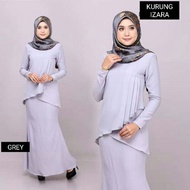 KURUNG IZARA GREY/SILVER