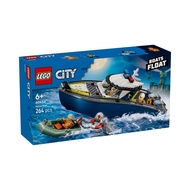 LEGO 60456 City Police Boat Chase Building Toy Set (264 Pieces)