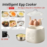 [SG spot goods]Egg boilerIntelligent automatic power-off household small egg boiler with 6 modes bre