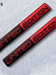 2 Chiếc 3D Kim Loại Phù Hiệu Decal Dán Phiên Bản Giới Hạn Đua Ô Tô Thể Thao Tôn Hiệu Cho Ô Tô Xe Máy