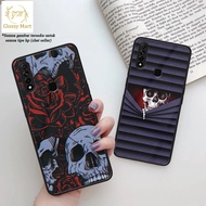 Oppo A31 2020 Case A8/ [ SKULL ] Oppo A31 2020 Casing Hardcase Softcase Premium Glossy
