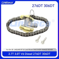 Engine Timing chain tensioner kit Fit 2.7 3.0 L T V6 Diesel 276DT 306DT For 04-20 2.7T 3.0T JAGUAR X