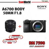 SONY A6700 BODY + 50mm F.18 (SONY MALAYSIA)