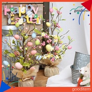 [Gooditem] Size: The size of the Easter painted egg tree is 455cm/18 inches It can decorate any plac