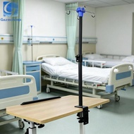 Gazechimp Table IV Pole Drip Bag Holder Portable Handsfree, with 4 Hooks, Durability Easy Installati