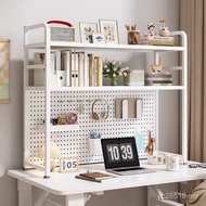Shelf Simple Creative Desktop Bookshelf Iron Art Space-Saving Living Room Storage Computer Hole Boar