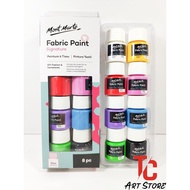 Mont Marte Fabric Paint set of 8 colors x 20ml Fabric Paint