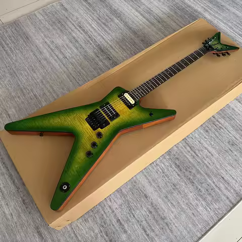 High quality Dime electric guitar,washburn large fork shaped electric guitar, double shake vibrato s