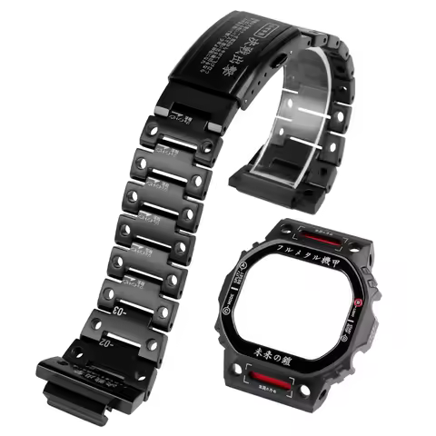 Stainless Steel Strap and Case Metal Band for Casio DW-5600 GW-B5600 GWX-5600 DW-5600BB/5600HR Serie