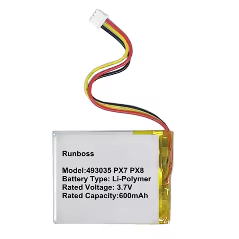600mAh 493035 Li-Polymer Battery For Bowers & Wilkins B&W PX7 / PX8 Headset Bluetooth Headphone