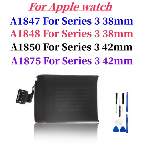 Pop A1847 A1848 A1850 A1875 For Apple Watch Series 3 GPS LTE 38mm 42mm High Quality Watch Batteries 