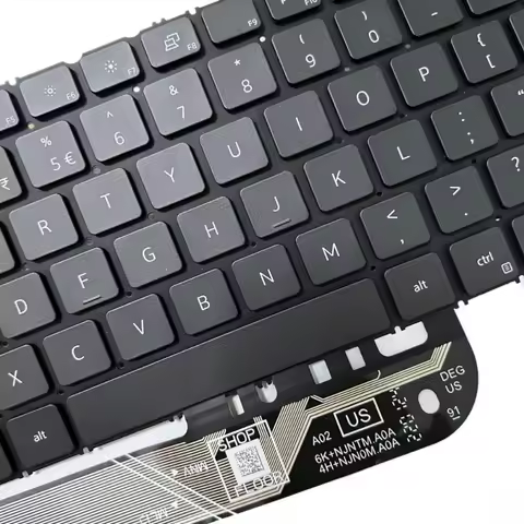 Laptop US Keyboard with Backlit Replacement for Dell Vostro 5310 5320 5410 5415 for Latitude 3320 34