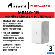 Mercusys MB110-4G 300 Mbps Wireless N 4G LTE Router