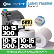 Thermal Receipt Paper sticker Label barcode printer RUSFET