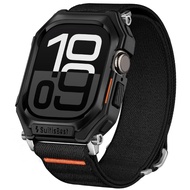 Nylon Strap&Stainless Steel Metal Case Kit compatible with iwatch 44mm/45mm/46mm For iWatch band Ser