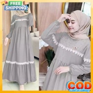 Latest Simple Women's Fashion Latest Women 2024 Ghamis Wudhu Friendly Simple Fashion Muslim Gammis D