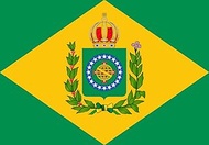 magFlags Large Flag Brazil 1870?1889 | Second Empire of Brazil | landscape flag | 1.35m² | 14.5sqft