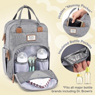 🚓Popular Baby Diaper Bag Mummy Bag，Multifunctional Travel Backpack Pregnant Women Diaper Changing Bag