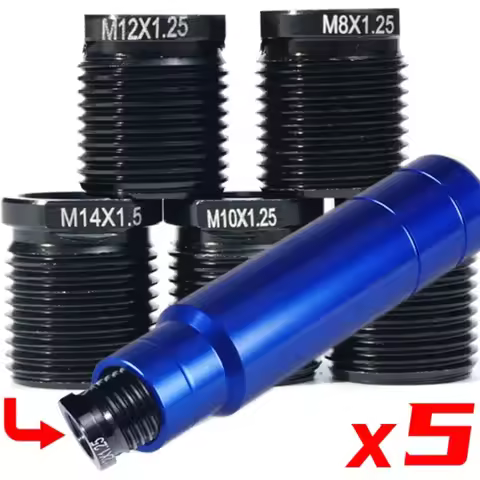 Aluminum Alloy Shift Knob Adapter with Inside Thread M8*1.25 M10*1.25 M10*1.5 M12*1.25 M14*1.5 M6*1 