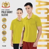 888.CO MICROFIBER POLO COLAR T-SHIRT  (FAST-DRY/COOL-MAX) ANTI-BACTERIA YELLOW
