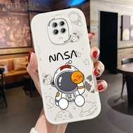 เคสฝาพับสำหรับ Xiaomi Redmi Note 9 Pro Note 9S Note 9S Pro Max เคสโทรศัพท์ซิลิโคนนิ่มหนัง NASA น่ารักเคสป้องกันกล้องคลุมทั้งหมดฝาหลังกันกระแทกเคสโทรศัพท์นิ่มสำหรับเด็กผู้หญิง