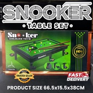SNOOKER TABLE SET TOYS FOR CHILDREN PLAY INDOOR AND OUTDOOR SPORT HOBBIES