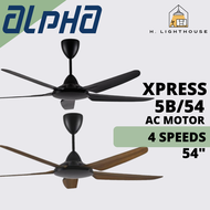 ALPHA COSA XPRESS LED 54 Inch 3 Color LED Remote Ceiling Fan / Kipas Siling ALPHA