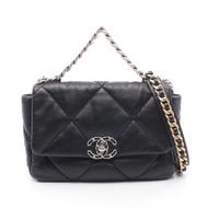 【二手】香奈兒 (Chanel) CHANEL 單背包 19 Dixneuf Matelassé 2WAY AS1160 黑色皮革 CHANEL19 Matelassé 鏈條肩背包 女士二手 A