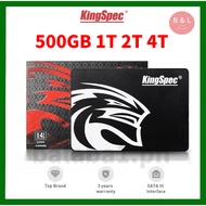 KingSpec 1TB 2T 4T SSD SATA 3 SATA 2 6Gbps 120GB Original Sealed SSD 500G 240G 480G 120G