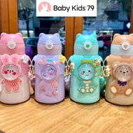 Baby Water Bottle, 316 Stainless Steel Baby Thermos Bottle With Gift stiker Bag, Baby Water Bottle With Straw