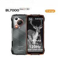 BLACKVIEW BL7000 5G AI Rugged Phone Deepseek GPT Android 15 Smartphone, 6.78" HD+2.4K Display 120Hz,