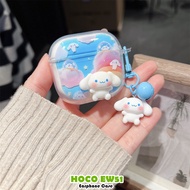 【Case Home】For HOCO EW51 Casing Case Soft Silicone Earphone Case DIY Cute Cat
