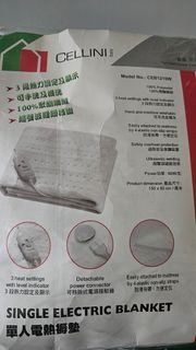 CELLINI 單人電熱毯 CEB1210W