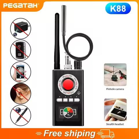 New K88 Anti Candid Camera Detector Rf Detector Audio GSM Bug Tracker Finder Jammer Audio Signal Blo
