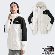 [The North Face The Face] Women's Two-Piece Warm Windproof Hooded Waterproof Jacket DRYVENT Fleece D