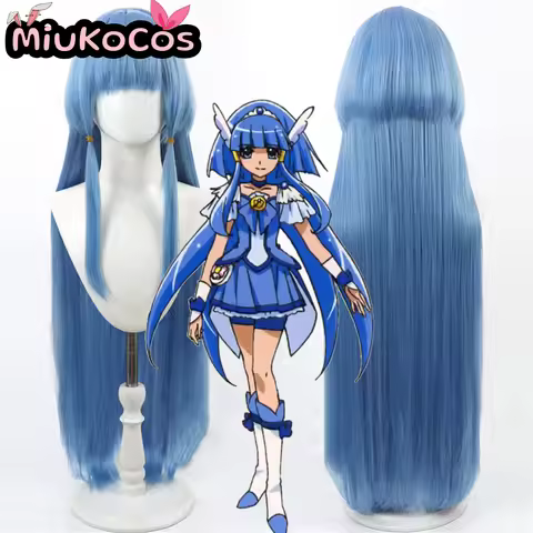 IN STOCK Aoki Reika Cure Beauty Glitter Force Chloe Cosplay Wig Anime Smile Pretty Cure! スマイルプリキュア！C