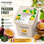 Ponthier pureed Passion Fruit - Puree - Passion Fruit 1kg - France | Suitable for mixing and baking
